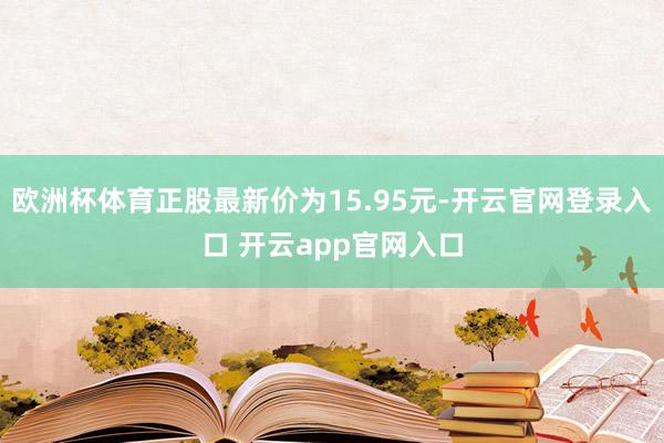 欧洲杯体育正股最新价为15.95元-开云官网登录入口 开云app官网入口
